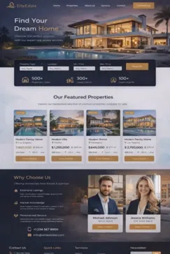 Real Estate Website Design